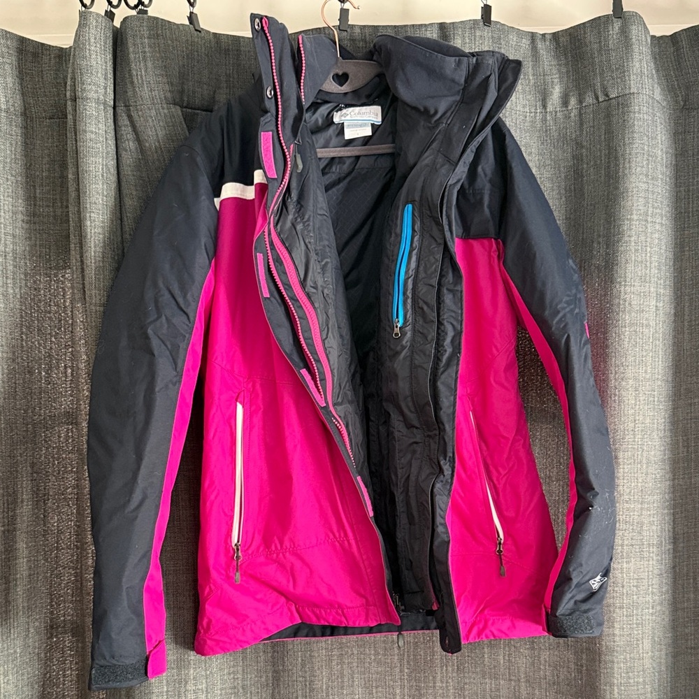 Women's Navy and Pink Jacket
